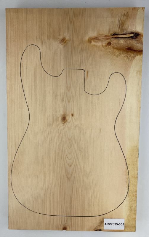 Body Swiss Pine, Unique Piece #005, 1-pc., 605x360x50mm